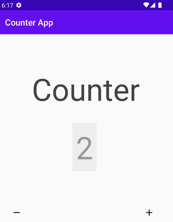 Android Counter app